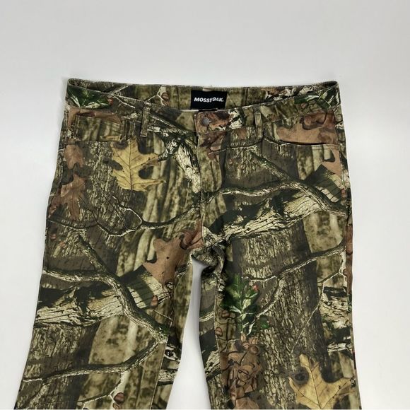 Mossy Oak Pants Mens 36x31 Brown Camouflage Hunting Cotton Leaves Outdoor Camo - Picture 2 of 9